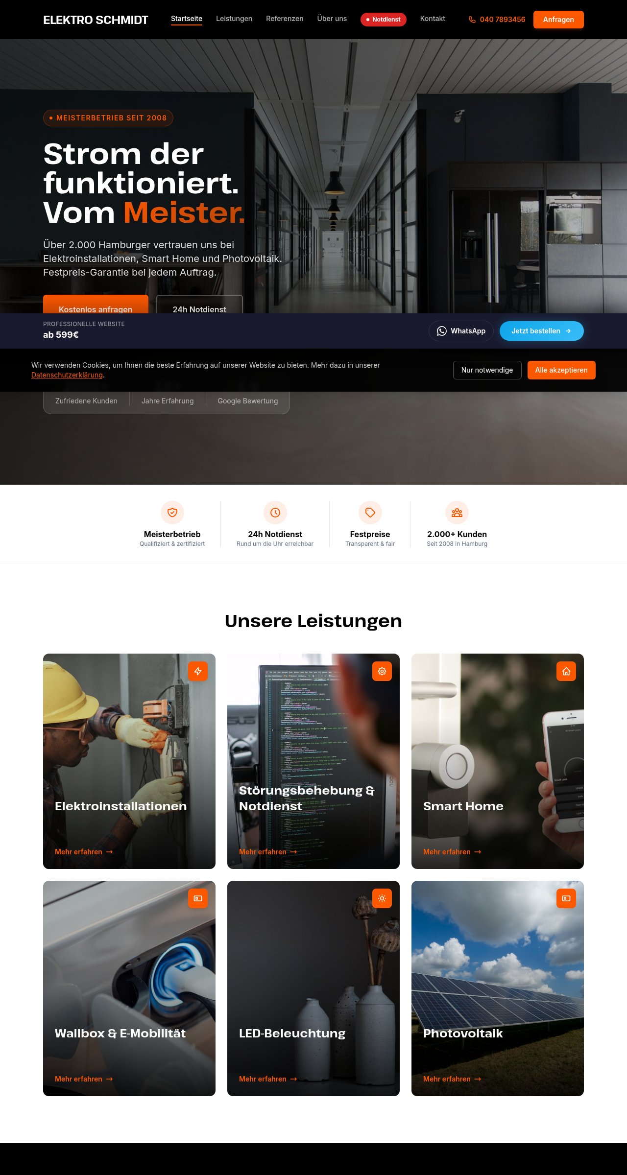 Website Vorschau